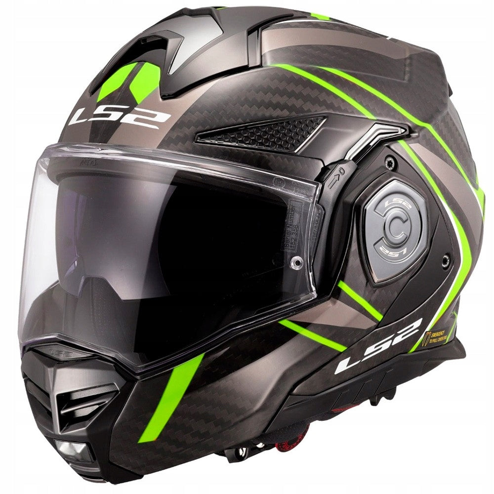 Motorcycle Helmet LS2 Jaw | ADVANT X C FUTURE II H-V Yellow | FF901 EAN (GTIN) 6942141776663