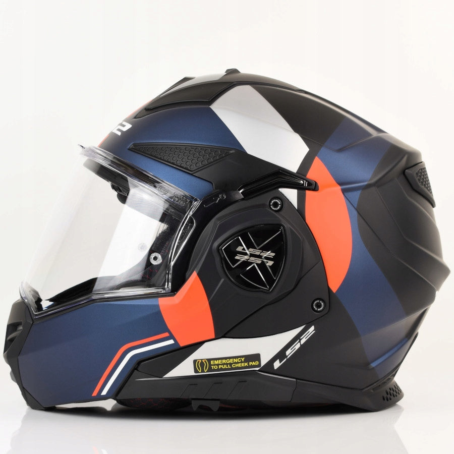 Motorcycle Helmet LS2 Jaw | ADVANT X Ultra Matt Blue Red | FF901 Manufacturer's catalog number AK5690124256