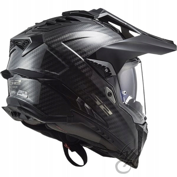Motorcycle Helmet LS2 MX701 C EXPLORER SOLID CARBON-06 L Packaging status original