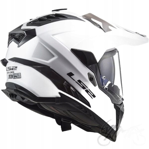 Motorcycle Helmet LS2 MX701 EXPLORER SOLID WHITE-06 M Packaging status original