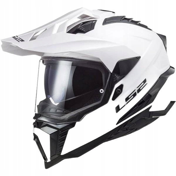 Motorcycle Helmet LS2 MX701 EXPLORER SOLID WHITE-06 M