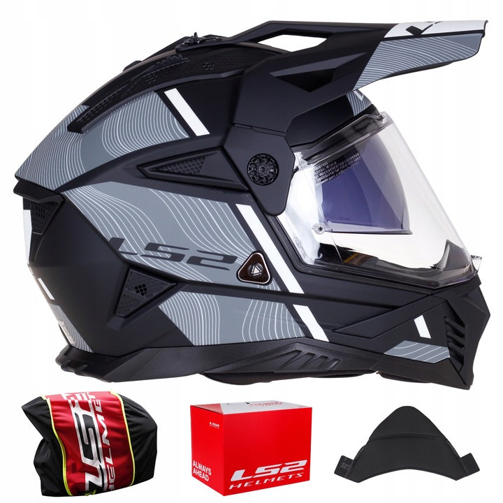 Motorcycle Helmet LS2 MX702 PIONEER II HILL Matt ATV QUAD CROSS ENDURO