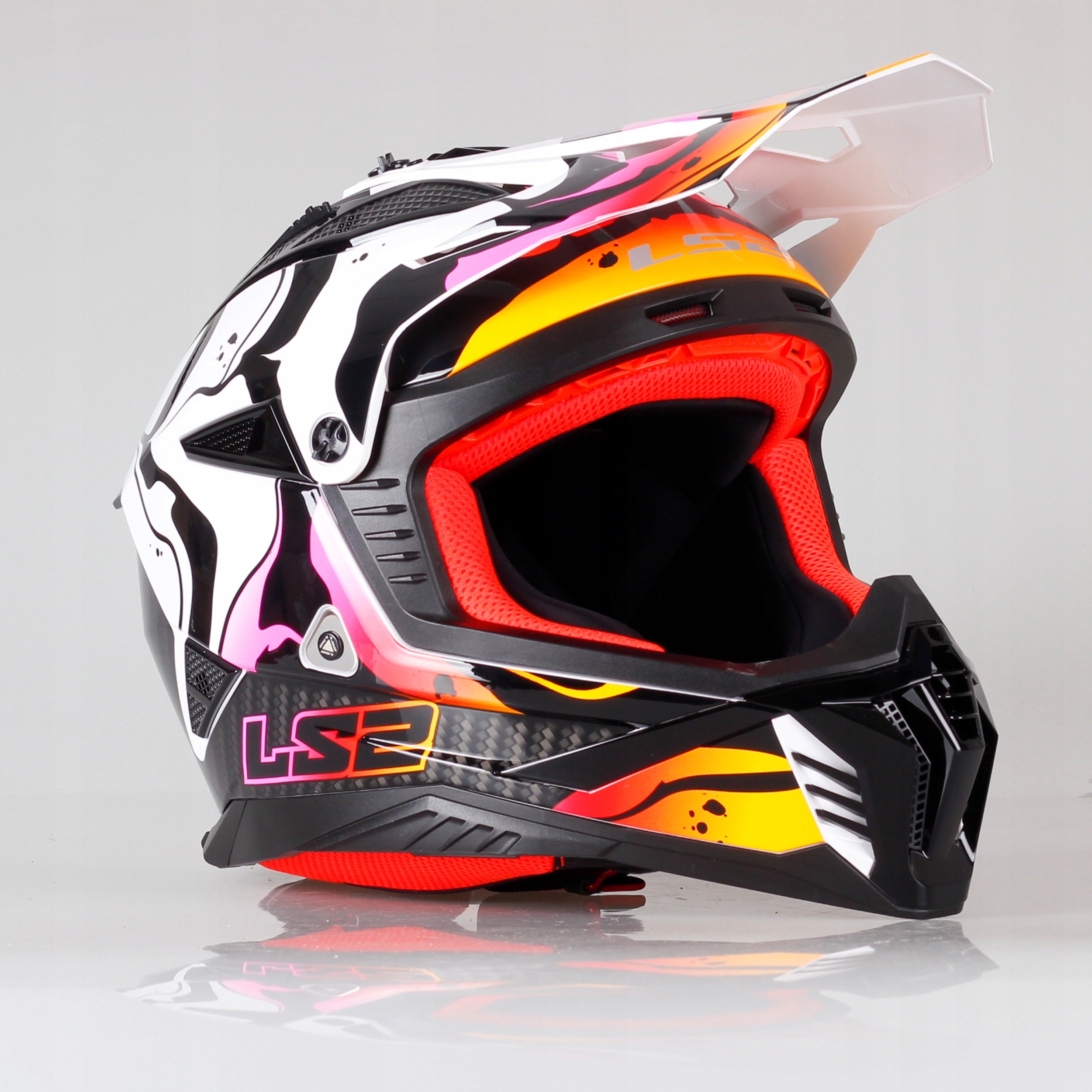 Motorcycle Helmet LS2 MX708 FAST II WASH white gloss ATV QUAD CROSS ENDURO Manufacturer's catalog number AK4670822025