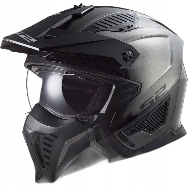 Motorcycle Helmet LS2 OF606 DRIFTER JEANS TITANIUM-06 S