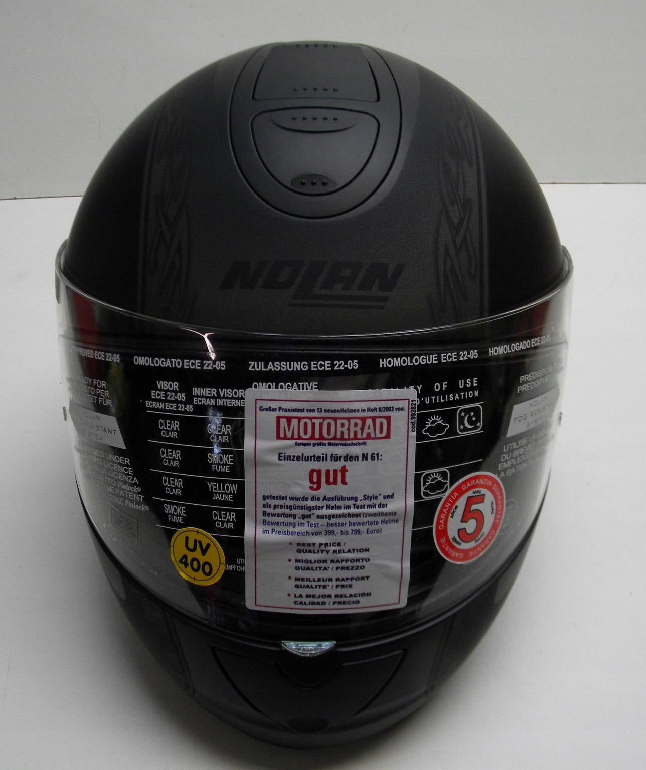 Motorcycle Helmet NOLAN N61 Matrix Size XS (546) Model N87