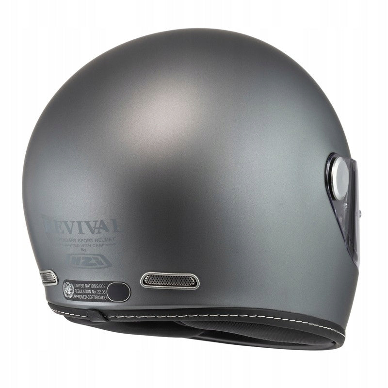 Motorcycle Helmet NZI Revival Antracite Matt L Size L