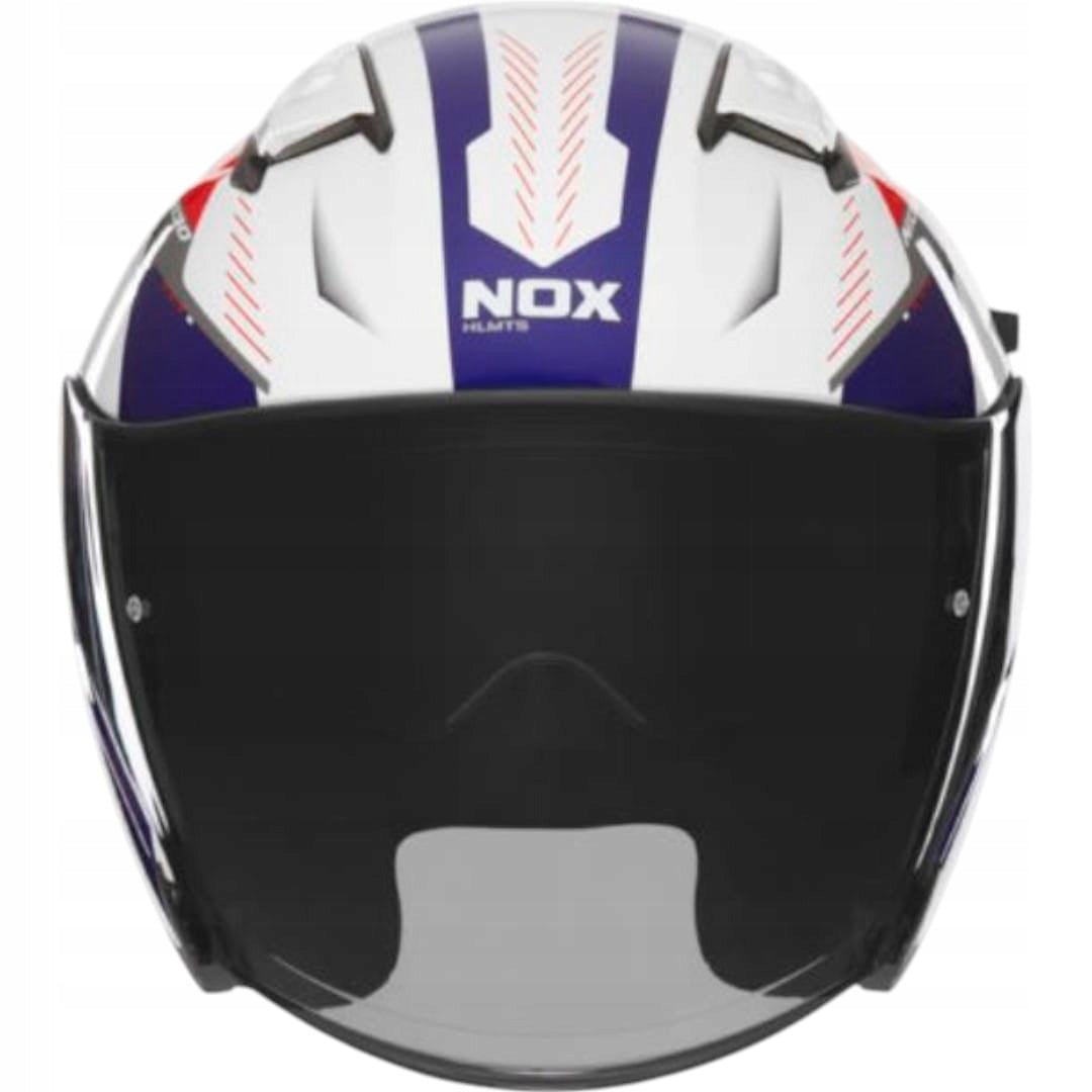 Motorcycle Helmet Open Jet NOX N130 - M Visor Features enhanced scratch resistance integrated sun visor