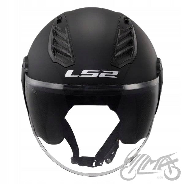 Motorcycle Helmet Open LS2 OF616 AIRFLOW II SOLID MATT BLACK-06 M Size XL