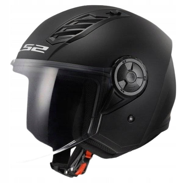 Motorcycle Helmet Open LS2 OF616 AIRFLOW II SOLID MATT BLACK-06 M