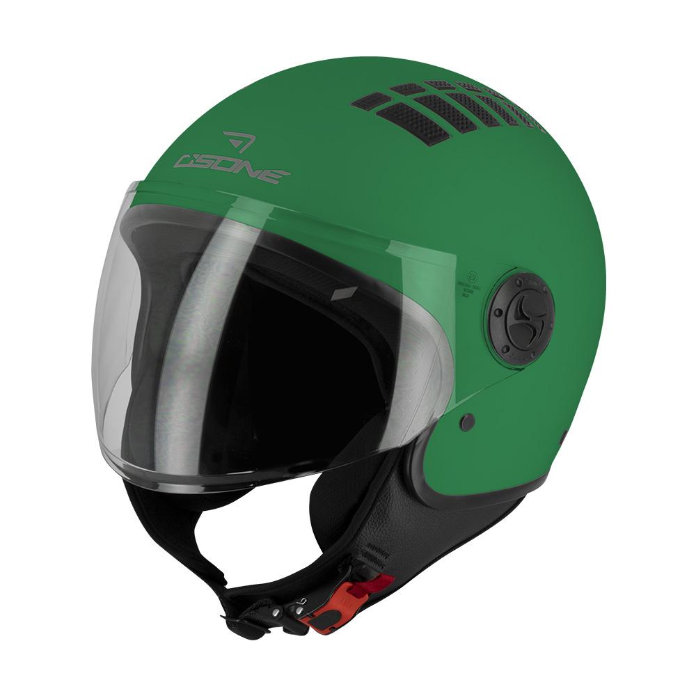 Motorcycle Helmet Open OSONE Jet Citizen City ECE 22-06 Green Mat XS