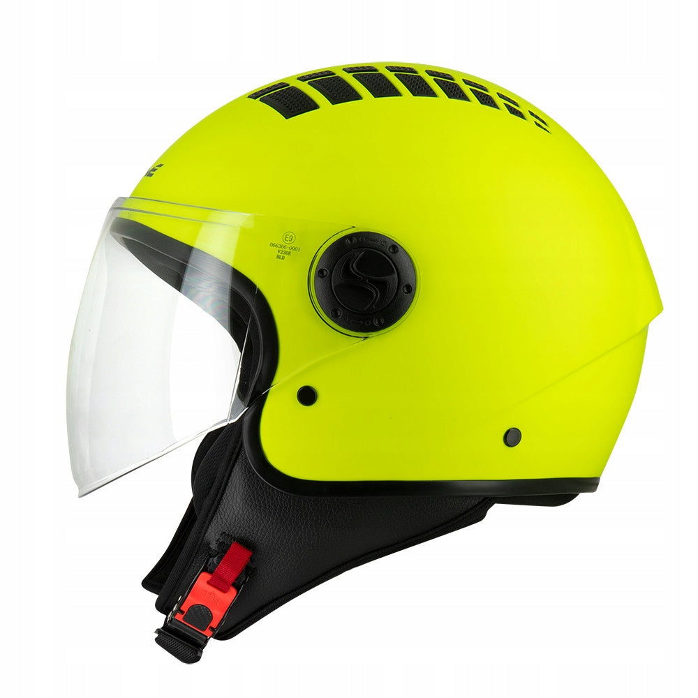 Motorcycle Helmet Open OSONE Jet Citizen urban ECE 22-06 Fluo Mat XL Packaging status original