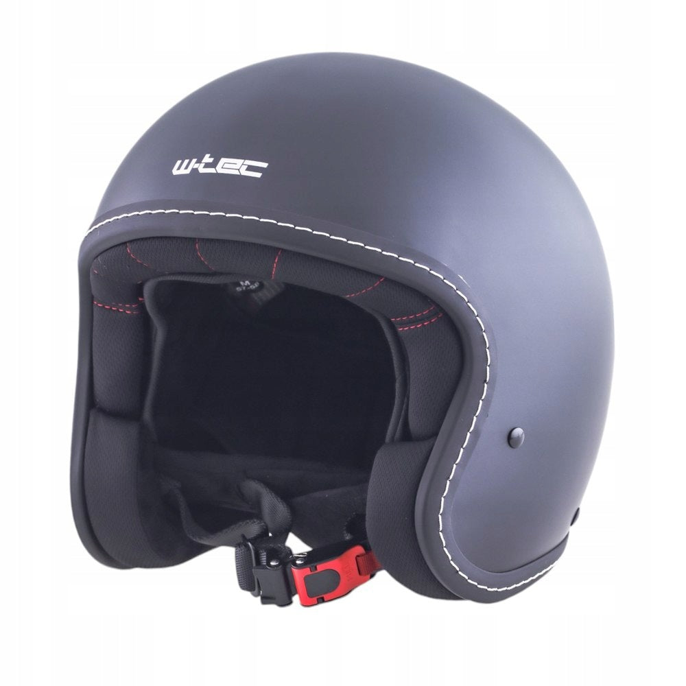 Motorcycle Helmet Open W-TEC Badachos - Colour Matt.black, Size XS (53