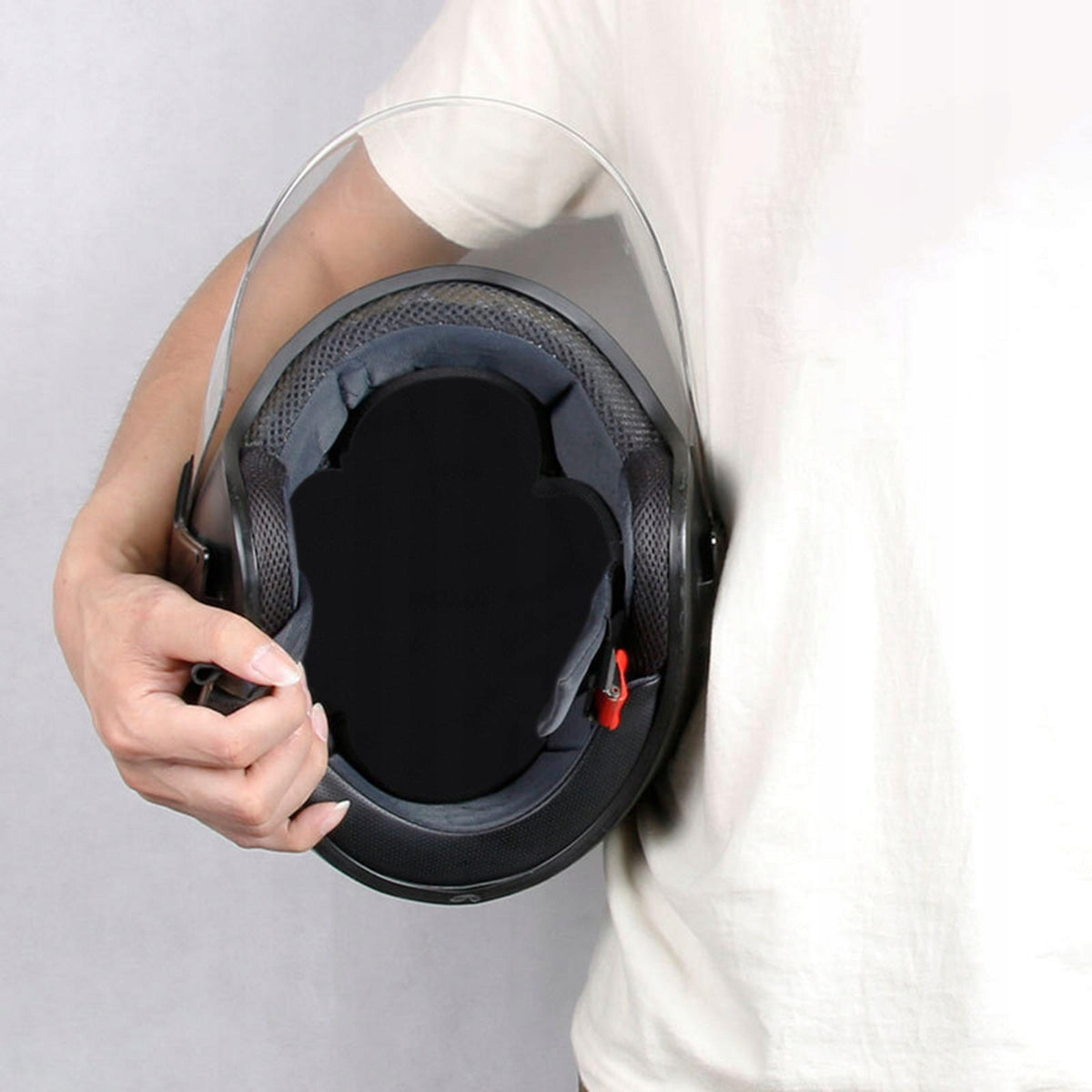 Motorcycle Helmet Padding Liner Bike Helmet Padding Easily Installed Black
