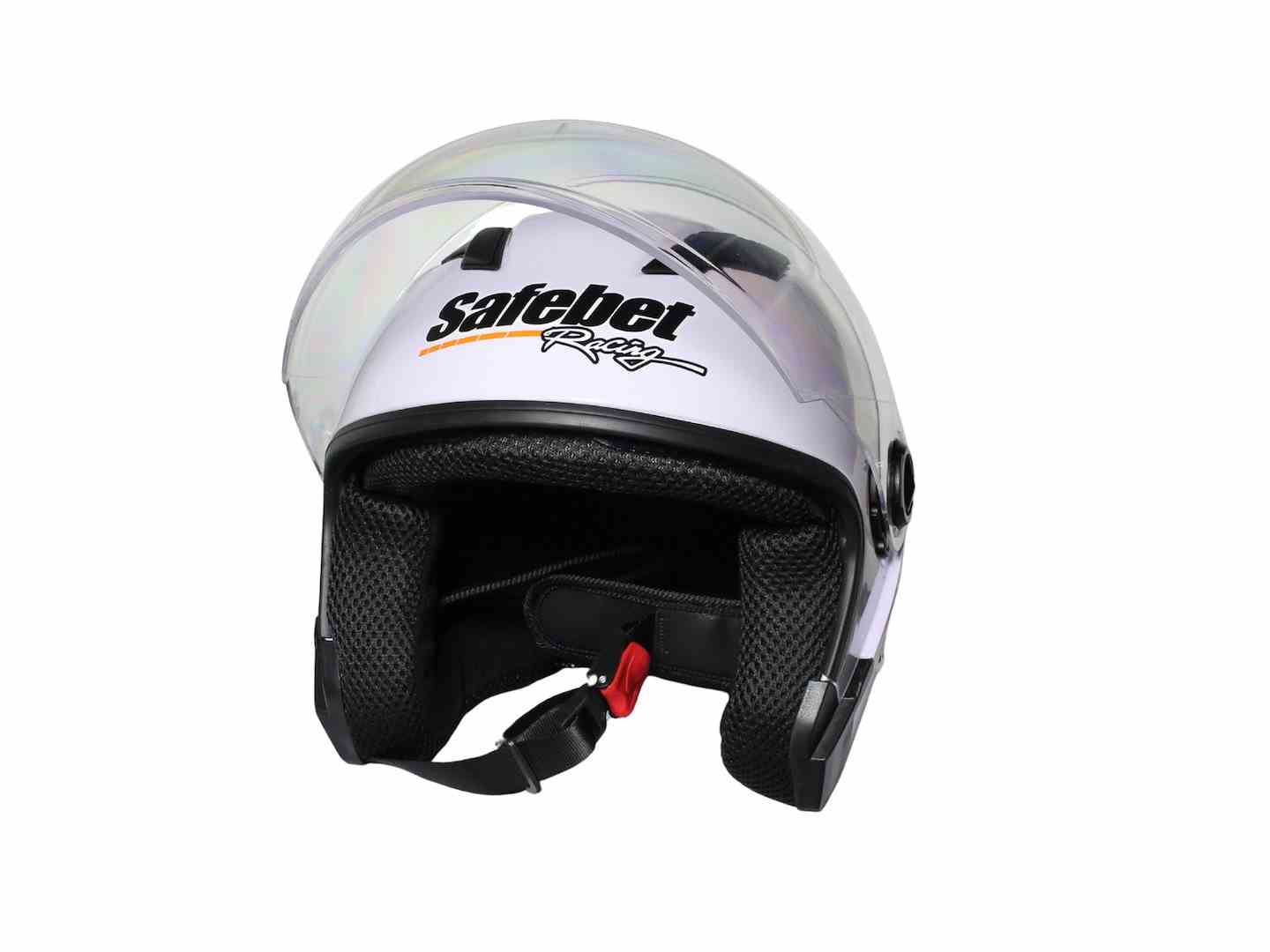 Motorcycle Helmet SAFEBET HF-223 White L (Without ECE approval) Size L