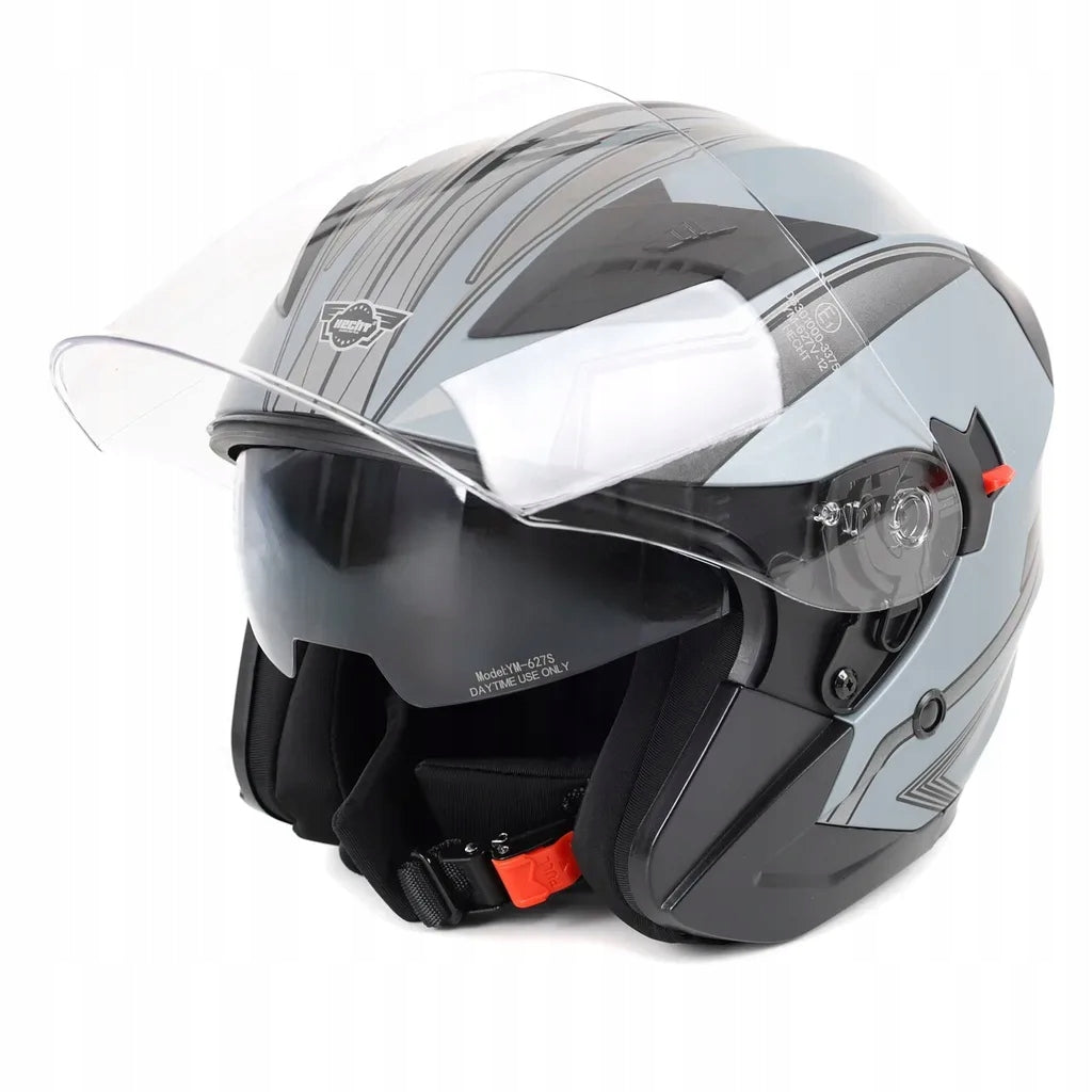 Motorcycle Helmet Scooter Quad Atv Cross Approval HECHT 52627M Size M Manufacturer's catalog number 52627 M