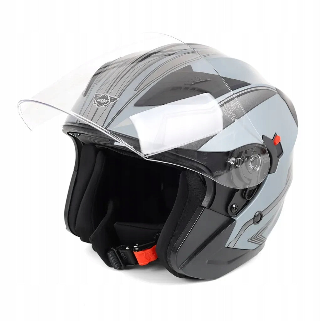 Motorcycle Helmet Scooter Quad Atv Cross Approval HECHT 52627M Size M