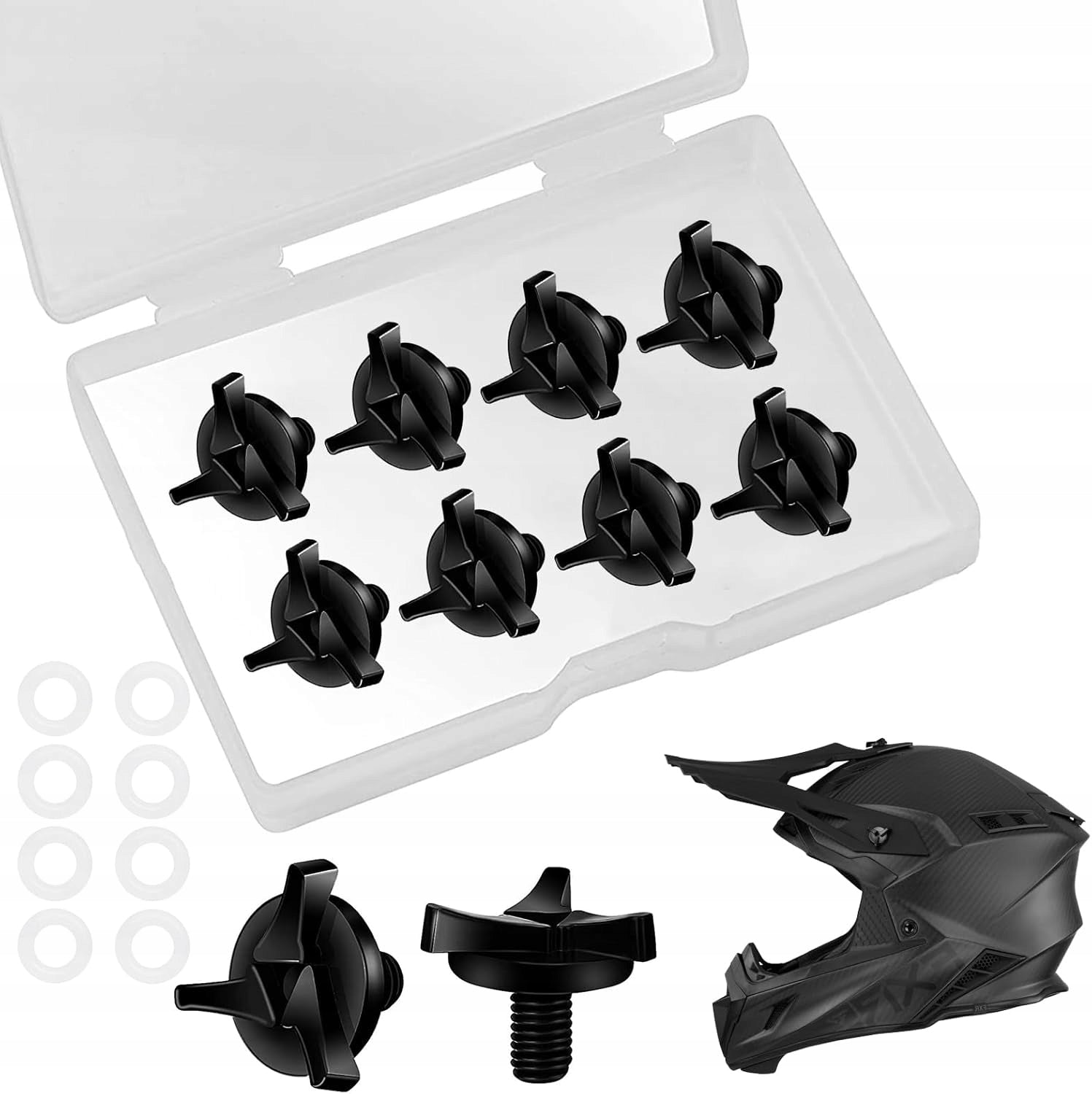 Motorcycle Helmet Screws Spare MOTORCYCLE HELMET VISOR KIT