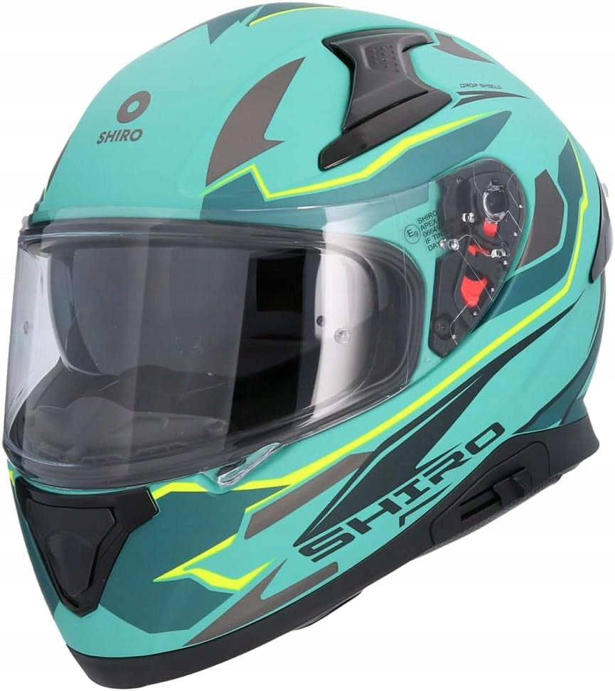 Motorcycle Helmet Shiro Katana Sharp Matte Green homologation size M EAN (GTIN) 0889652569826