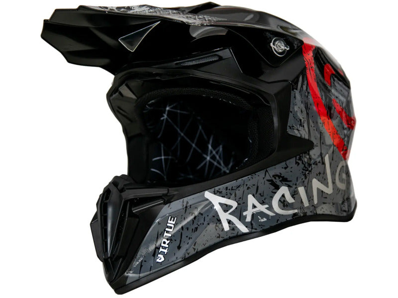 Motorcycle Helmet TORQ-902 Black & Grey (Size XL)