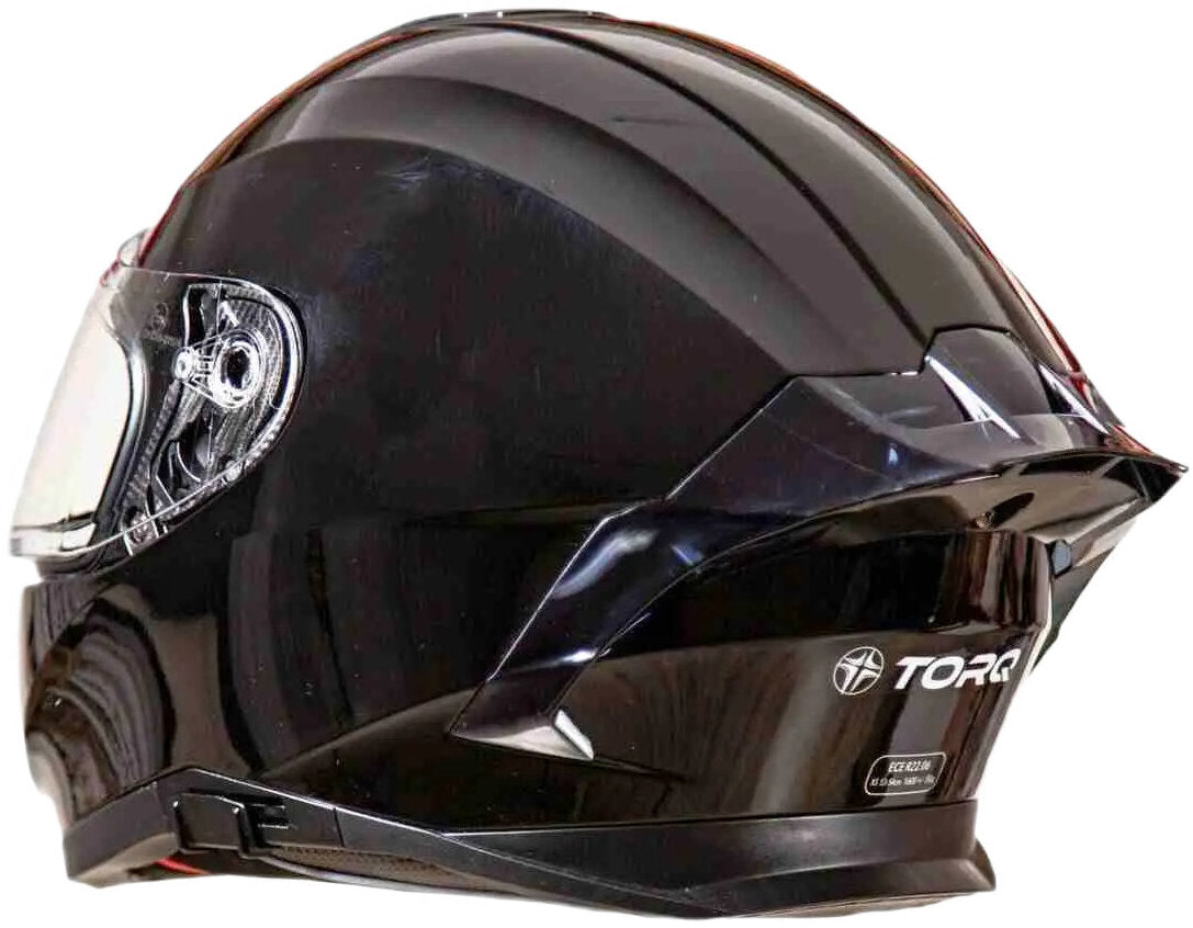 Motorcycle Helmet TORQ TORQ-820 Black Gloss (Size XL) Size XL