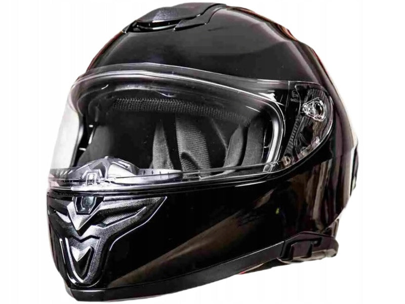 Motorcycle Helmet TORQ TORQ-820 Black Gloss (Size XL)