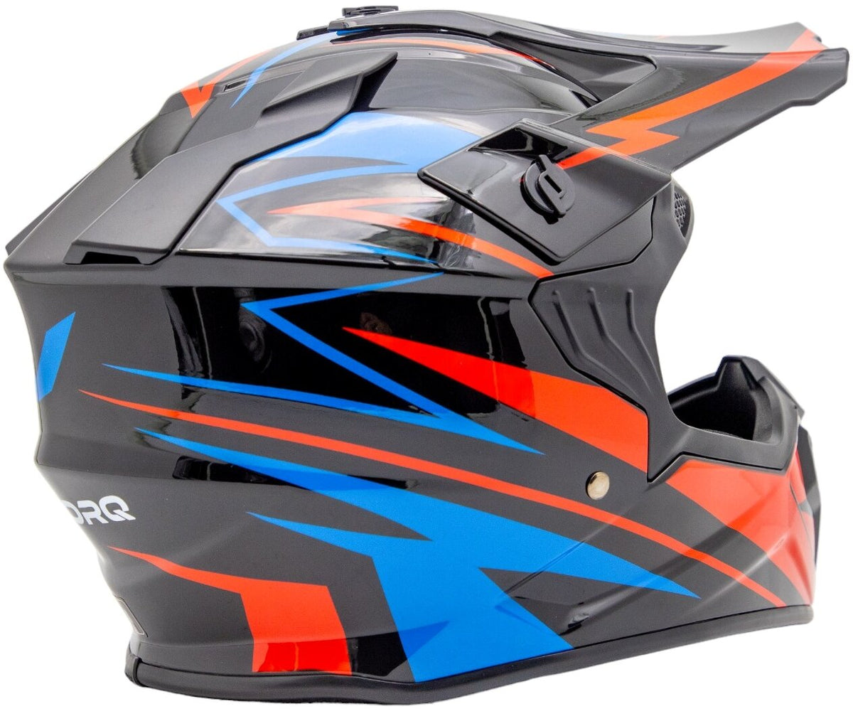 Motorcycle Helmet TORQ TORQ-911 Black-blue (Size M) Manufacturer no brand