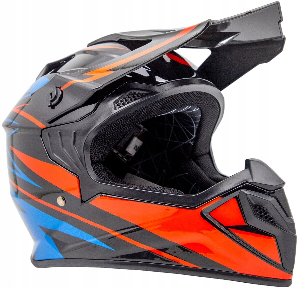 Motorcycle Helmet TORQ TORQ-911 Black-blue (Size M) Size M