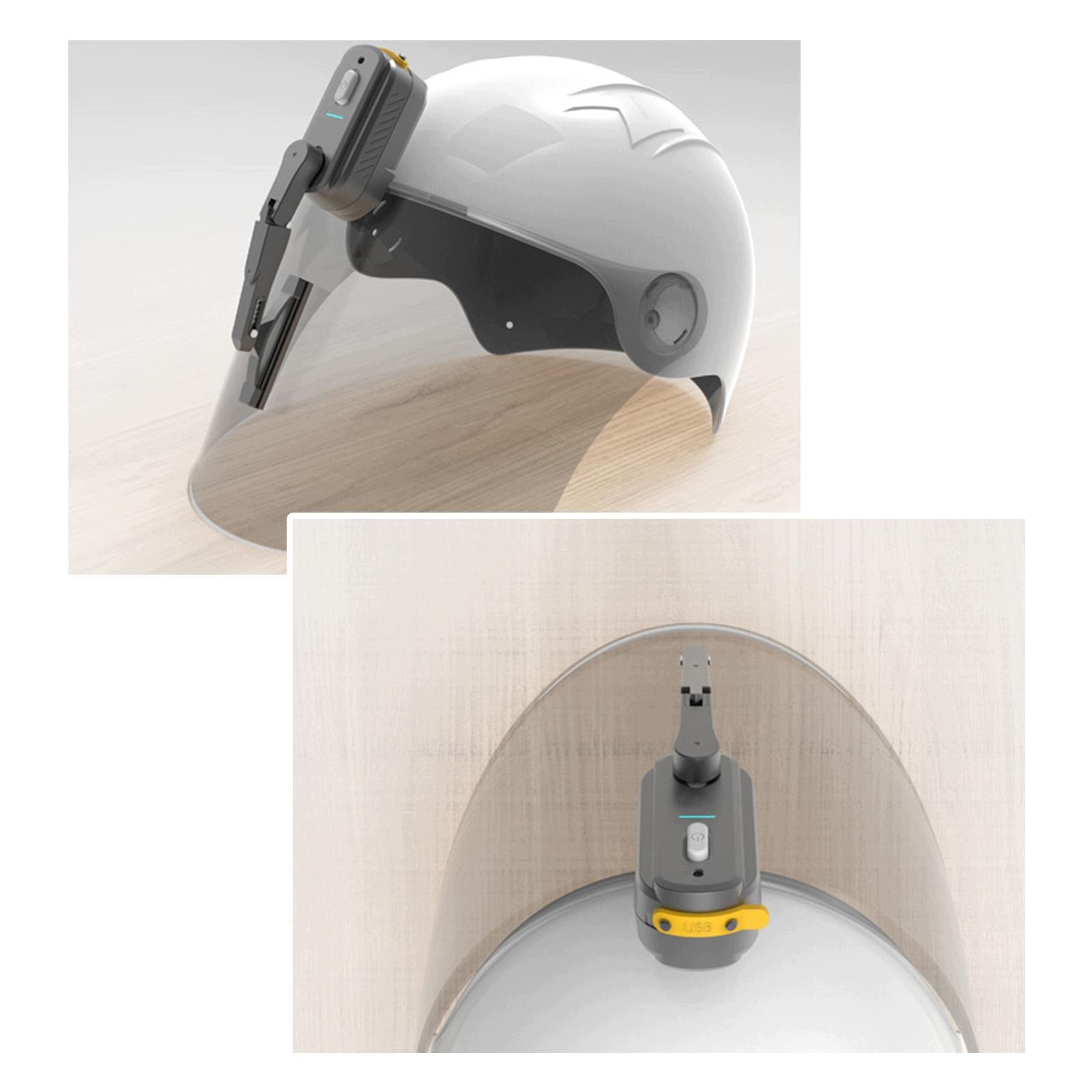 Motorcycle Helmet Wiper 2 Speed Adjustable USB Charging Charging 800mAh Packaging status original