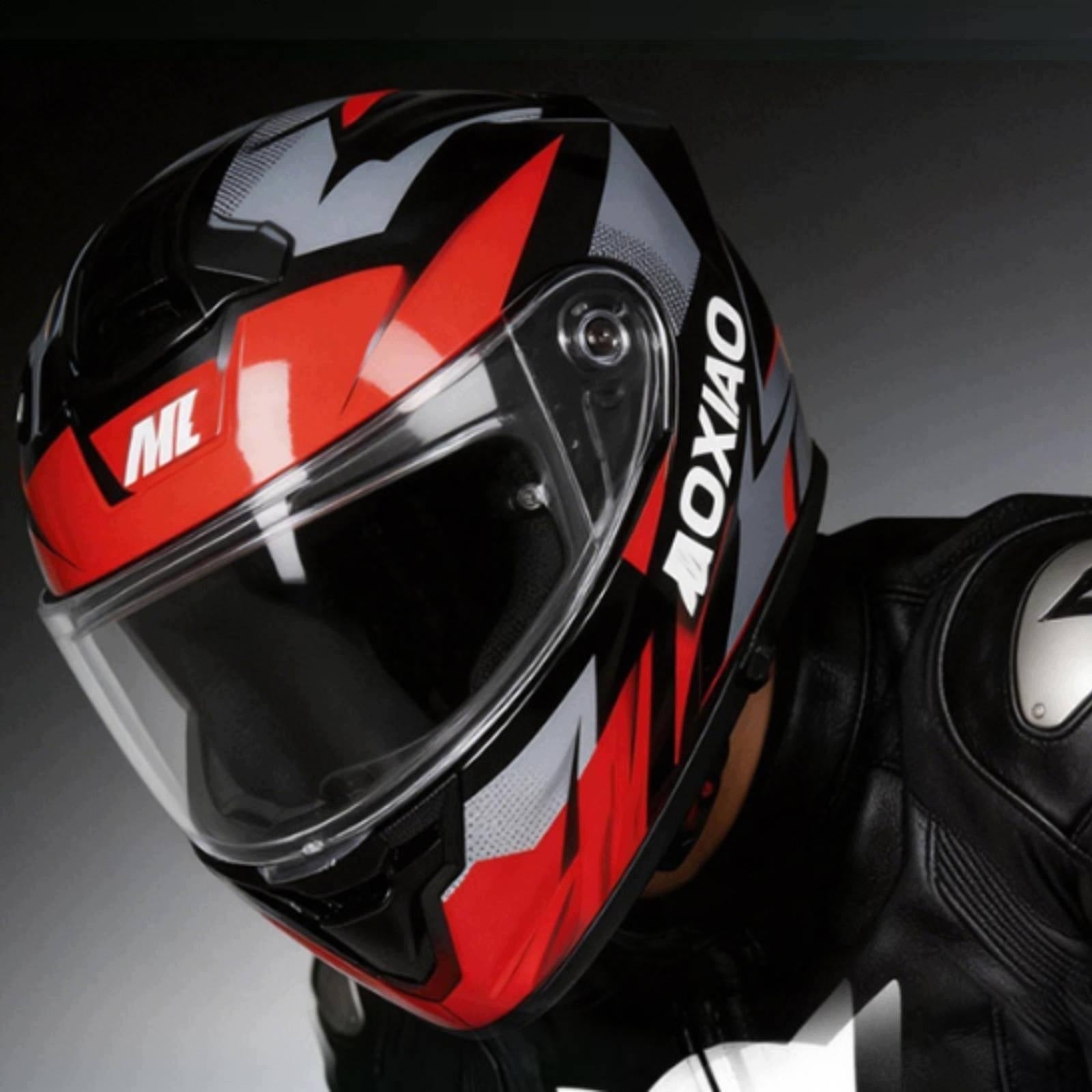 Motorcycle Helmet with Dual Visor DOT Certified for Touring, Commuters Xl Packaging status original