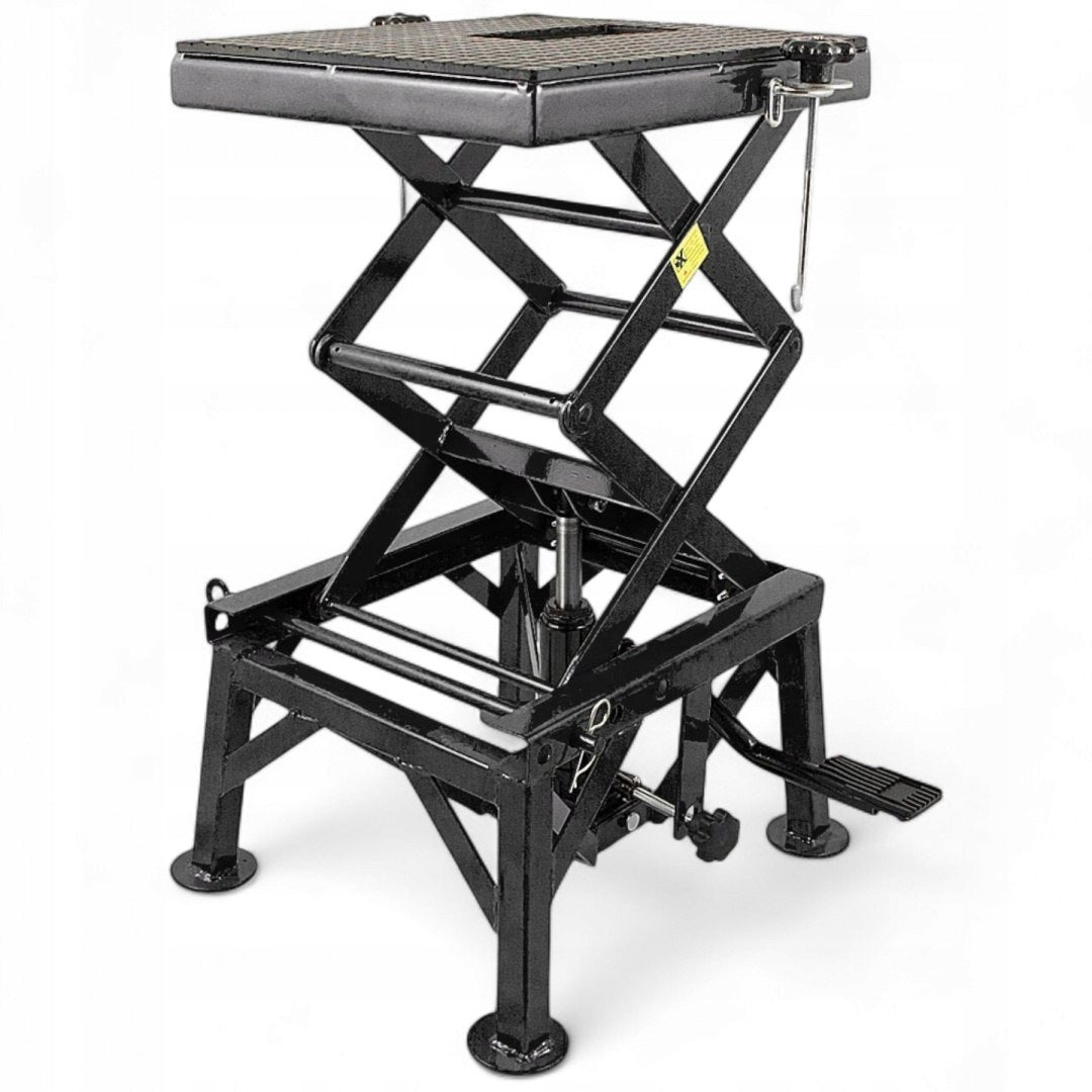 Motorcycle Hydraulic Lift 135 kg 35-87 cm with Rubberized Platform Manufacturer no brand
