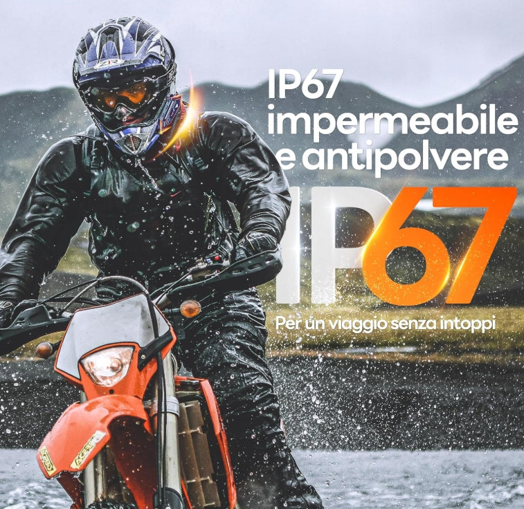 Motorcycle Intercom Bluetooth V202X 1000m IP67 32h Manufacturer's catalog number B4FM-X