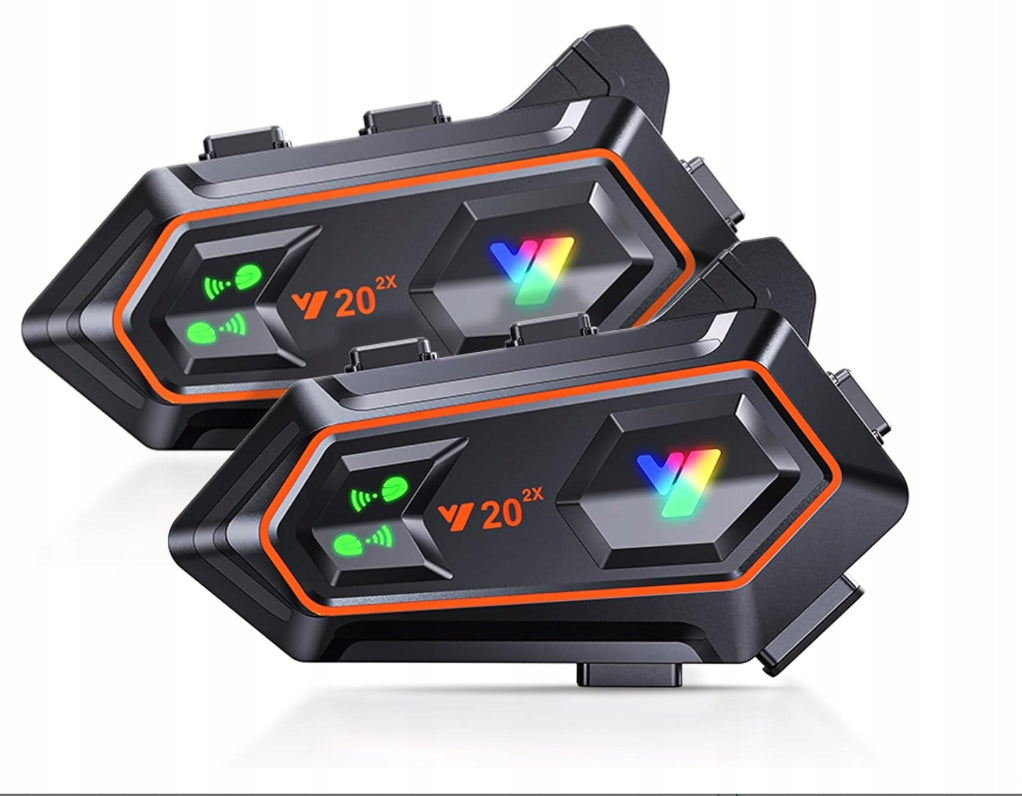 Motorcycle Intercom Bluetooth V202X 1000m IP67 32h