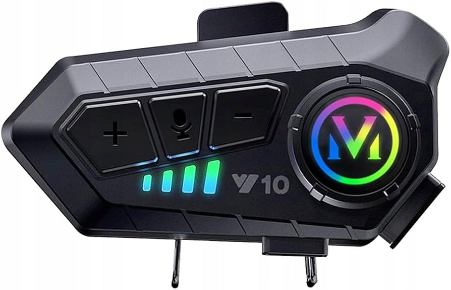 Motorcycle Intercom Bluetooth Y10 Universal with Hybrid Microphone