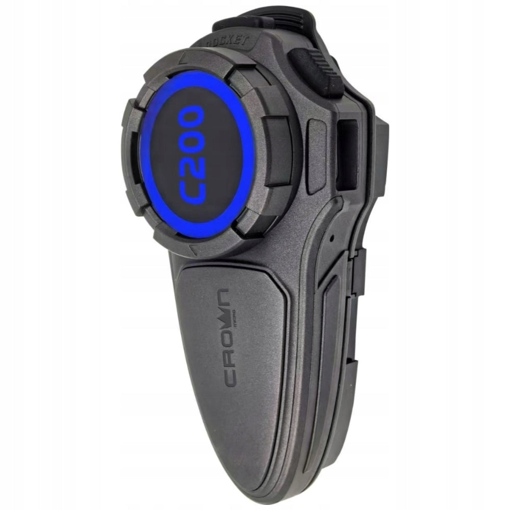 Motorcycle Intercom Crown C200 Mesh Bluetooth black Manufacturer no brand