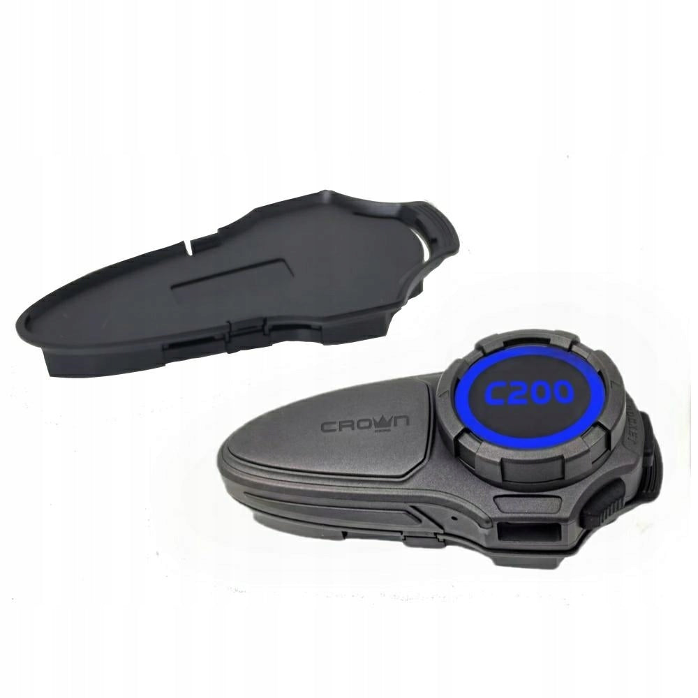 Motorcycle Intercom Crown C200 Mesh Bluetooth black Product weight with unit packaging 0.15 kg