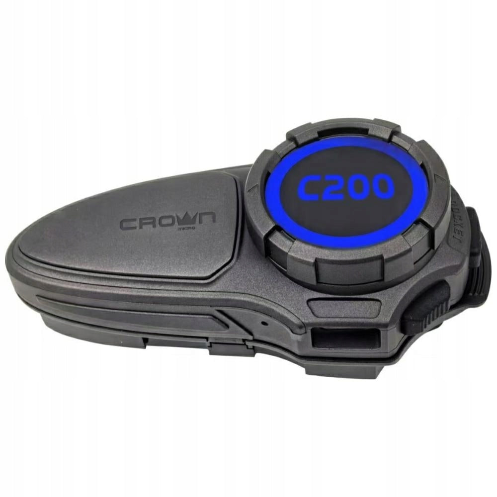 Motorcycle Intercom Crown C200 Mesh Bluetooth black