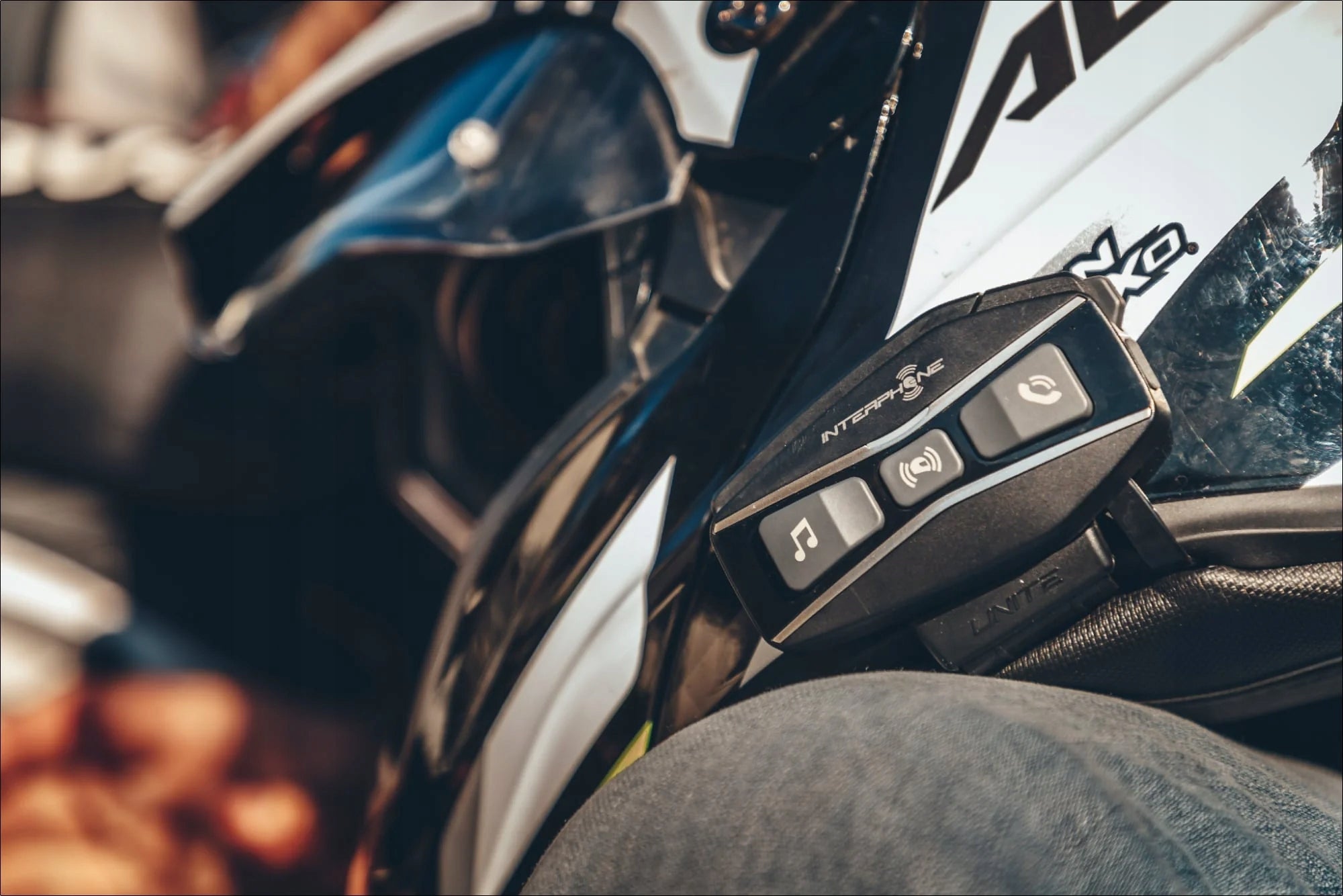 Motorcycle Intercom INTERPHONE U-COM 16 For 2 Helmets Bluetooth 5.2 Mesh 2.0 Packaging status original
