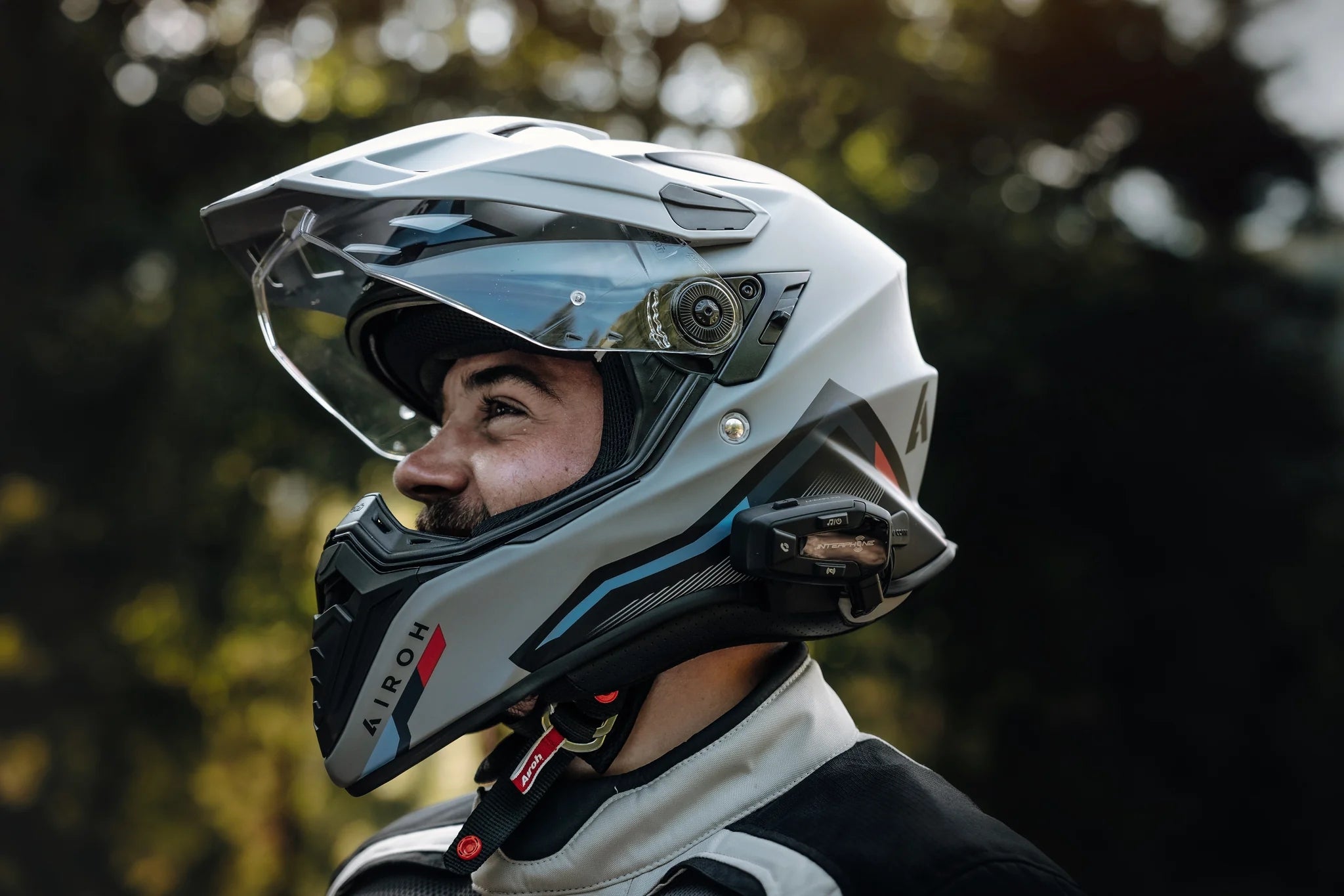Motorcycle Intercom INTERPHONE U-COM 7R For 1 Helmet Bluetooth 5.2 1000m Packaging status original