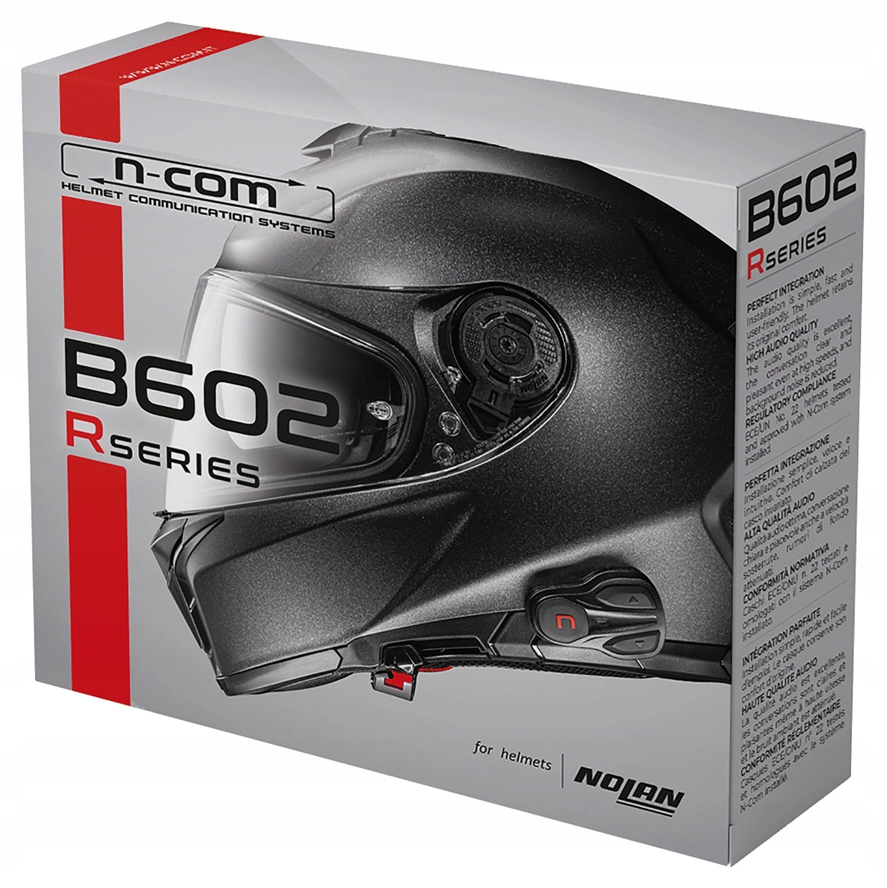 Motorcycle Intercom N-Com B602 R Series Bluetooth for Helmets Nolan