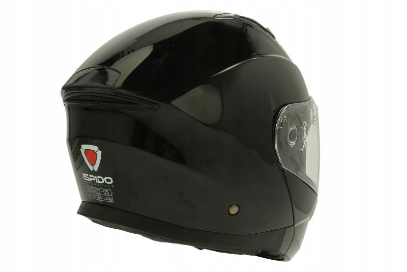 Motorcycle Jaw Helmet ISPIDO Falcon black size S Packaging status original
