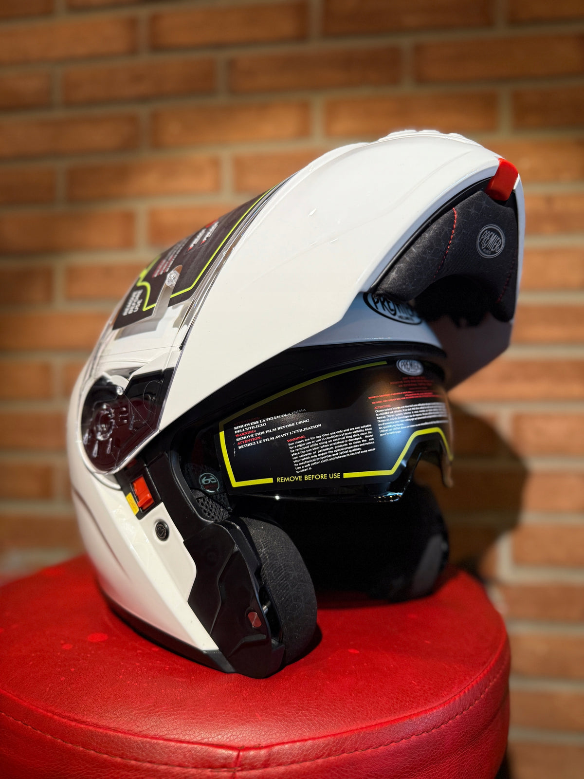 Motorcycle Jaw Helmet Premier Helmets GENIUS EVO U8 L