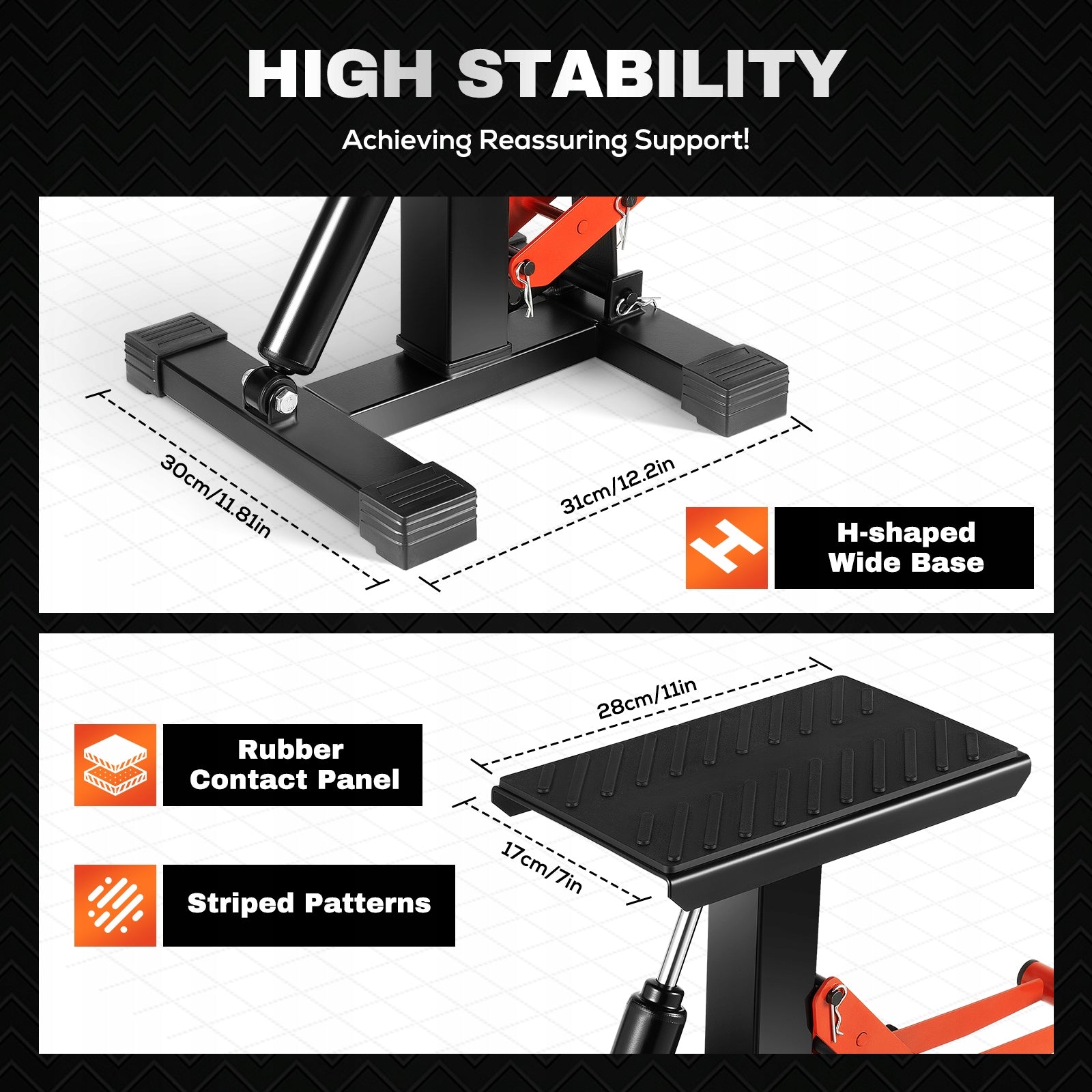 Motorcycle Lift Frame 400kg - Motorcycle Bracket. Lifting capacity 400 kg