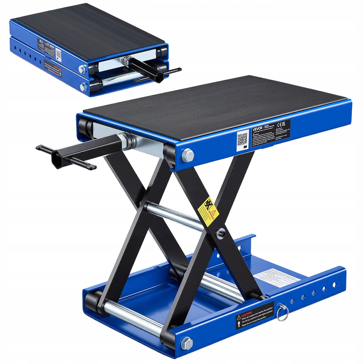 Motorcycle Lift Load Capacity 499KG Height Adjustment In Range 95 – 340MM