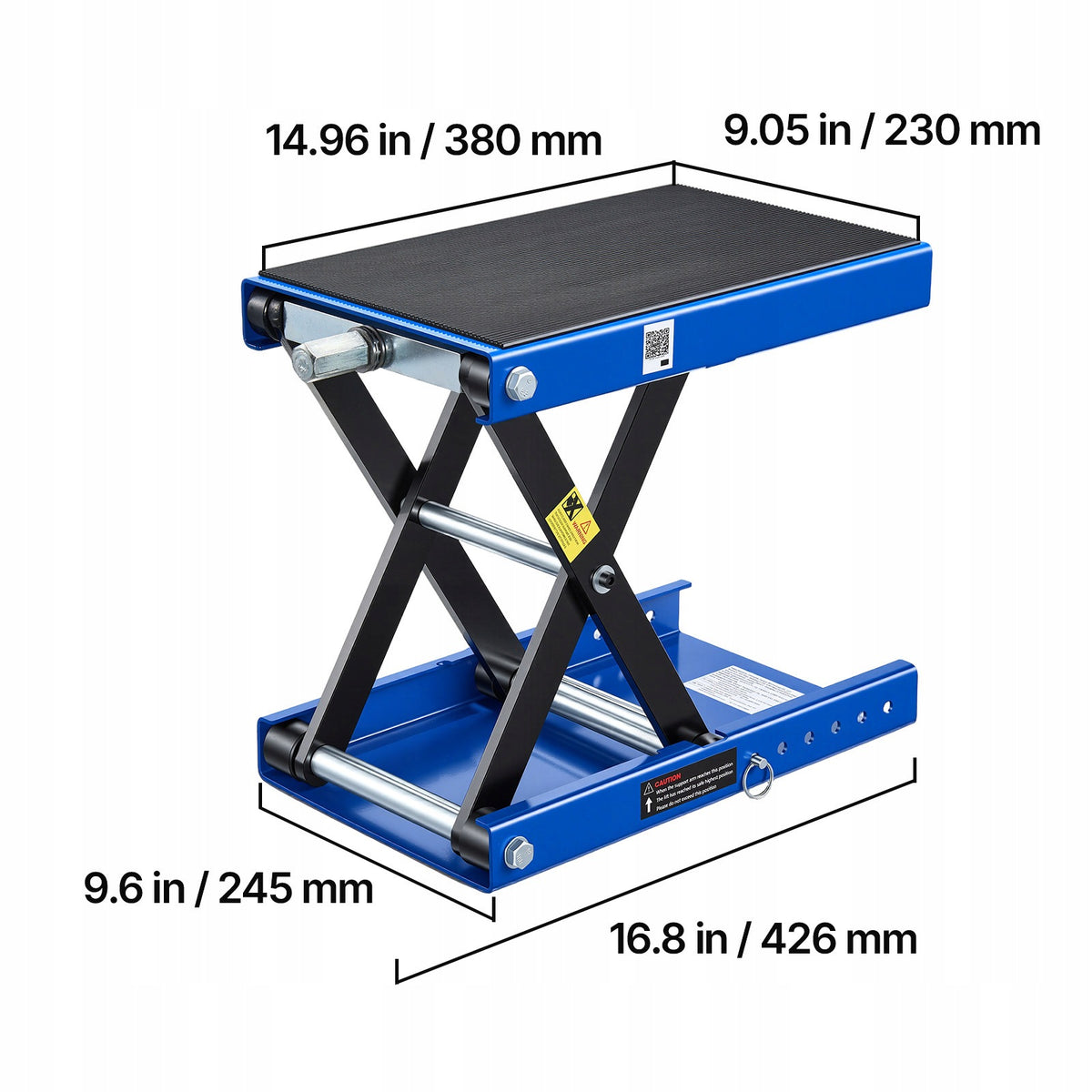 Motorcycle Lifter Steel Lifting Capacity 499KG 9,5-34CM Black-Blue Manufacturer code MTCXXSJJ1100EAEMH