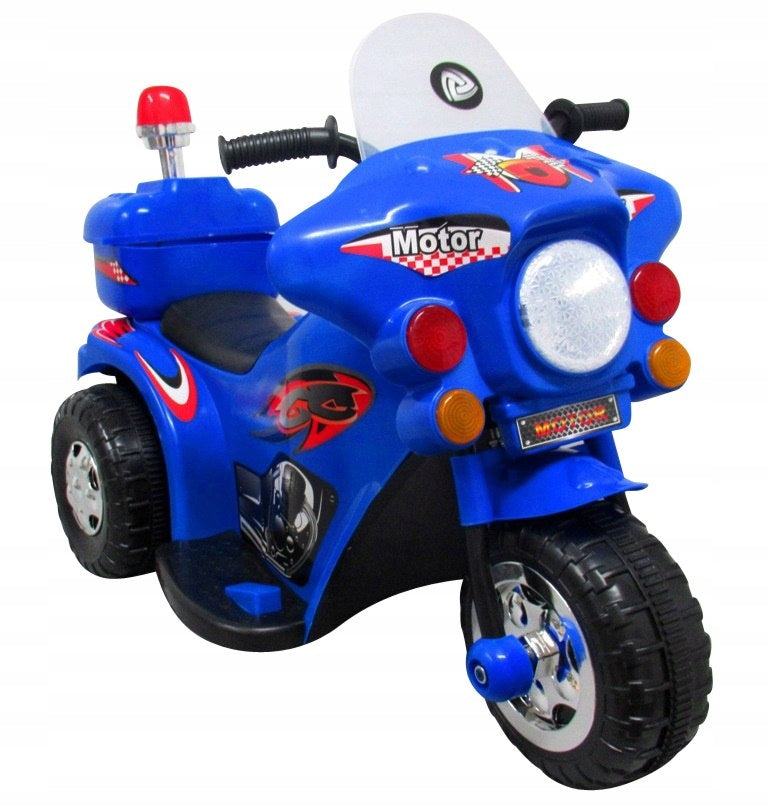 Motorcycle M7 blue, motorbike for battery