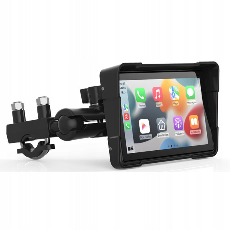 Motorcycle Portable Car Stereo Screen with Wireless CarPlay & Android Auto Brand no brand