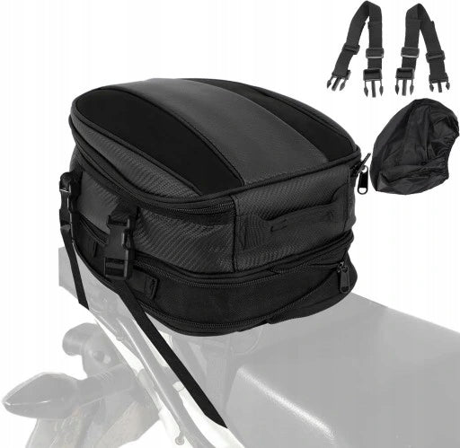 Motorcycle Rear Seat Bag Waterproof Capacity 7,5-10L