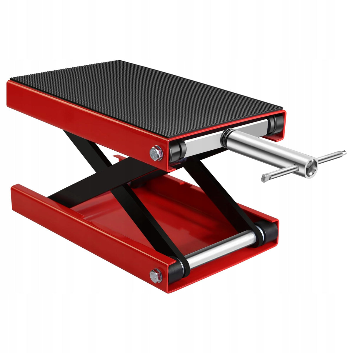 Motorcycle Scissor Lift Jack, Adjustable Height 9.5-35cm, Capacity 500Kg