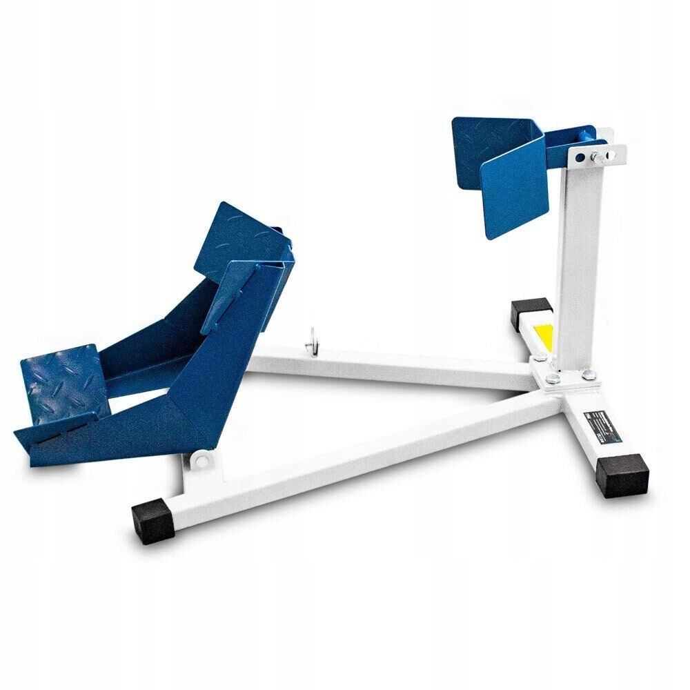 Motorcycle Stand Front Transport Stand White-Blue Packaging status original