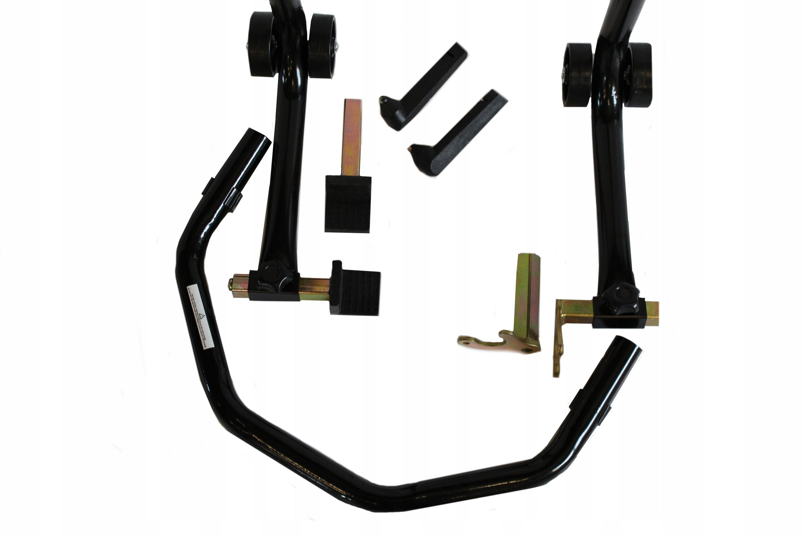 Motorcycle Stand Set 3in1FRONT REAR + Adapters - High Quality Made Packaging status original